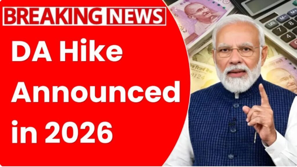 DA Hike Announced in 2026
